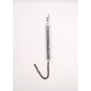 Torah Yad Pointer, 925 Silver, Karshi Filigree, Jewish Religious Ritual Object