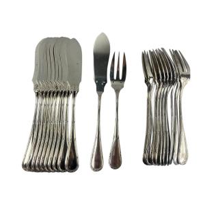 Crossed Ribbon Fish Cutlery 