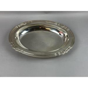 Christofle Vendome Model Oval Basket Or Hollow Dish