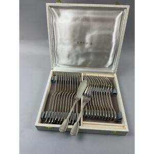 24 Ercuis Fish Fillet Model Cutlery Sets 