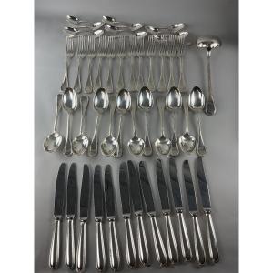 Christofle Perle 48-piece Flatware Set 
