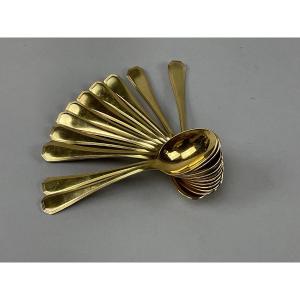 Christofle Gold Mocha Spoon
