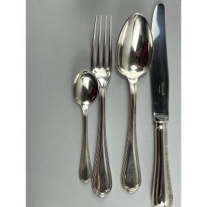 Christofle 48-piece Flatware Set, Spatours Model 
