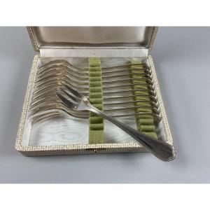 Christofle Spatours Cake Forks