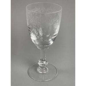 St Louis 6 Cleo White Wine Glasses