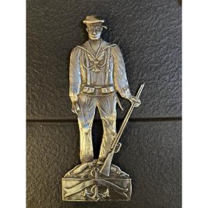 Ex Voto Italian Military Sailor Silver 