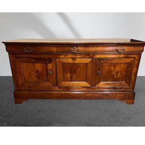 Louis Philippe Period Cherry Wood Sideboard And Buffet 