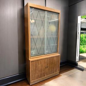 Vintage Oak Furniture Bookcase Display Cabinet Sideboard 