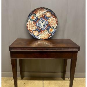 Large Imari Porcelain Platter From Japan, 47 Cm Diameter