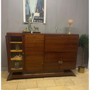Enfilade - Art Déco Secretary Rosewood Buffet Bar Cabinet