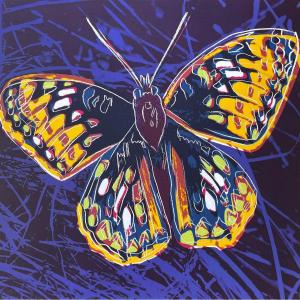 “the Callippe Silverspot Butterfly”, Lithograph By Andy Warhol (1928-1987) Circa 1983