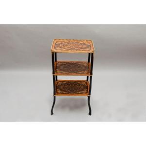 Small 3-tiered Side Table, Napoleon III