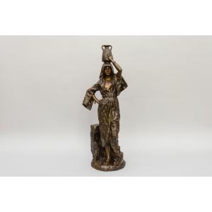 Orientalist Bronze "rebecca", Gaston Leroux, French School