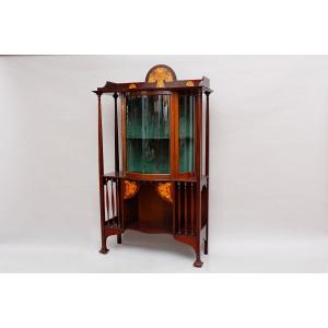 “arts And Crafts” Display Case, Shapland And Petter In England