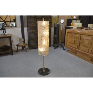 Floor Lamp By Pierre Disderot For Dallux Resin And Marble 1960s