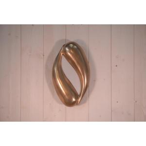 1960s Design Bronze Wall Light