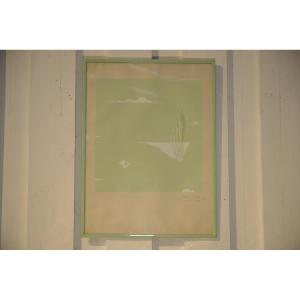 Gouache On Paper, Unique Original Work By Jean Boris Lacroix, 1940s