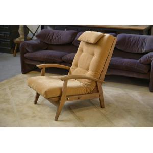 Armchair Model Fs 134 By Guy Besnard For Free Span 1950's