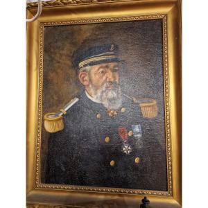 Oil Painting Hard Canvas Admiral Guepratte