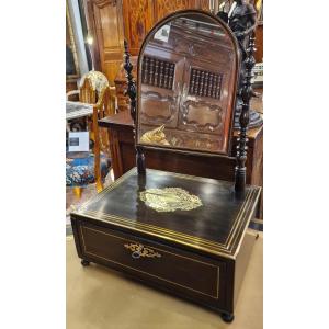 Napoleon III Boulle Psyche Mirror Box