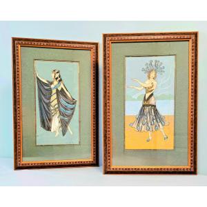 2 Theater Costume Designs: Belle Epoque