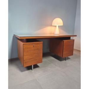 Flat Teak Desk.