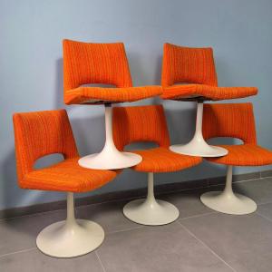 Tulip Chairs From The 1970s.