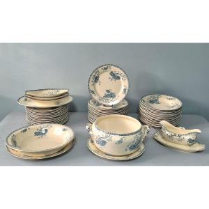 Sarreguemines Dinner Service. Royat Model.