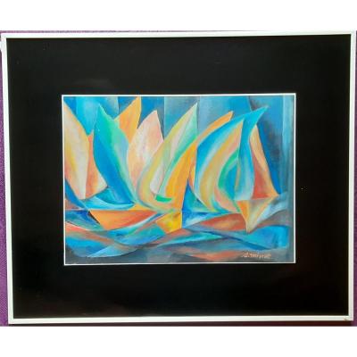 Marine Signed S. Minet