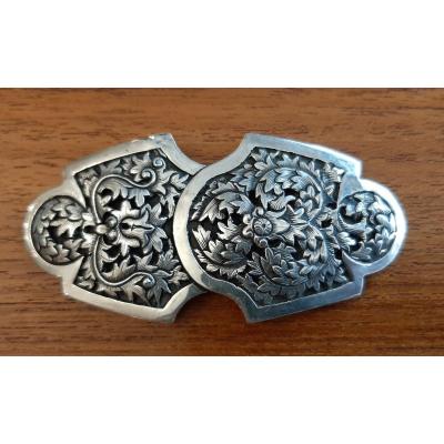 Silver Belt Buckle: China Early Twentieth
