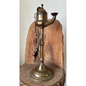 Whale Oil Lamp N Bronze - Flanders 17th