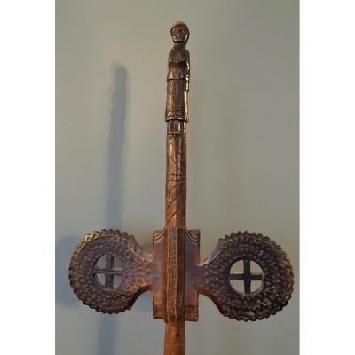 Anthropomorphic Pallet Cattail 19th