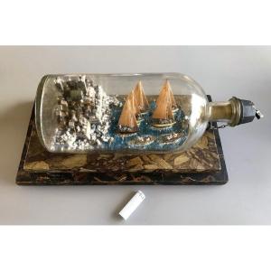 The Regatta Of Antibes Diorama In A Canister
