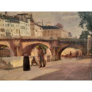 Hst, Paris, The Pont Neuf