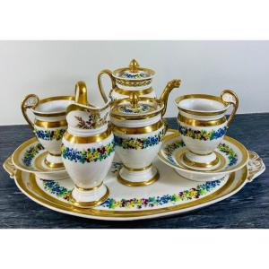 19th Century Paris Porcelain, Louis Philippe Period Head-to-head 
