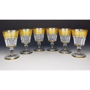 Baccarat - Eldorado - 6 Crystal Water Glasses (14.6cm) - New Condition