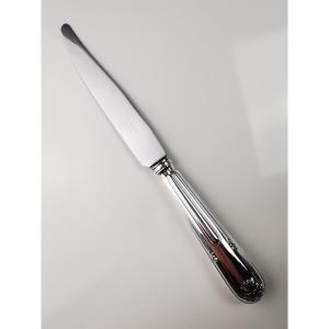 Christofle & Cardeilhac "seals" - 1 Table Knife - Sterling Silver - 25 Cm (19 Available)