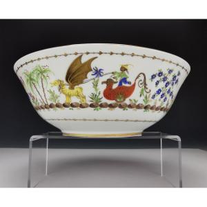 C. Le Tallec - "chinese Circus" - 1 Salad Bowl - Tiffany & Co. Model.