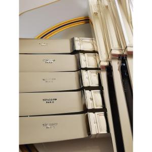 Tetard Freres - V. Bizouard - 12 Table Knives - 23 Cm - Minerva Silver