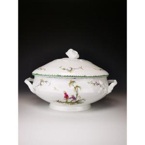 Raynaud - Limoges Si Kiang - 1 Covered Soup Tureen/vegetable Dish