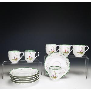 Raynaud - Limoges Si Kiang - 1 Coffee Cup ∅ 6cm (choose Scene) Several Available