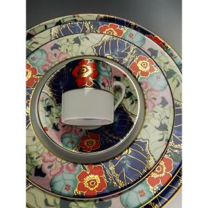 Raynaud "tout Fou" Spring Garden - 1 Coffee Cup And Saucer (multiple Available)