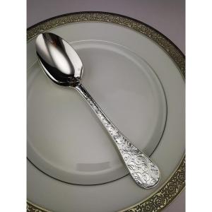 Christofle "jardin d'Eden" - 1 Table Spoon 20.5 Cm - Silver Plated Metal - (several Available)