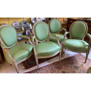 4 Louis XVI Period Cabriolets