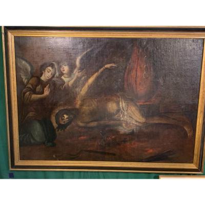 Grand Christ At La Flagellation, 17th Century