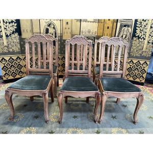 Suite Of 6 Louis XV Style Chairs