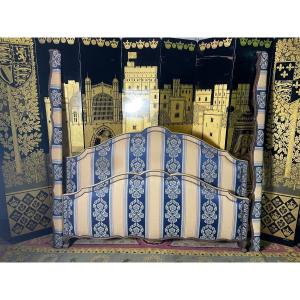 Padded Bed Louis XV Style