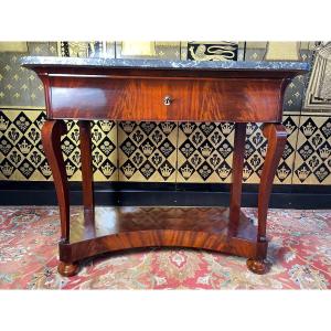 Entrance Console Restoration Period In Mahogany
