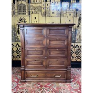 Notary Cabinet With Mahogany Valves