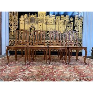 Suite Of 8 Canes In Louis XV Style